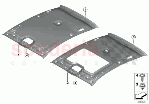 Part Diagram for Rolls Royce 51447401018